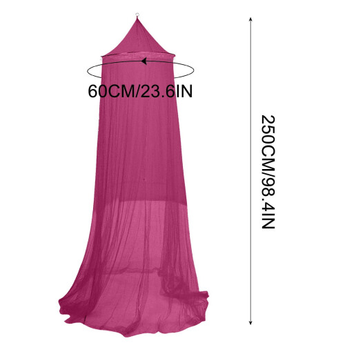 Round Lace Dome Canopy Bed with Mosquito Net 2