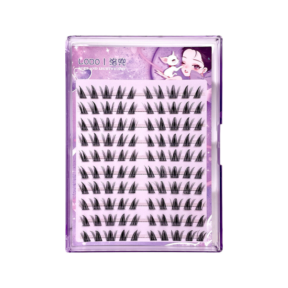 Hue-Grain (A) Butterfly Girl Sunflower Lashes 9-13Mm C Curl Natural Look