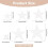 Acrylic Star Template Clear 6 Styles 6 Pcs 2