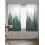 Green Forest Sheer Curtains 52x63 in Light Filtering Voile 5