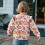Girls' Strawberry Capybara Sweatshirt Long Sleeve Oversized 4
