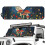 Floral Mushroom Windshield Sunshade for Jeep Wrangler 2