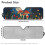 Floral Mushroom Windshield Sunshade for Jeep Wrangler 7