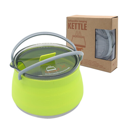 Silicone Camping Pot Portable Foldable 1L 1