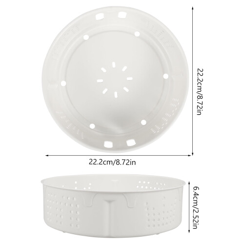 White Plastic Steamer Basket for Rice Cooker 1