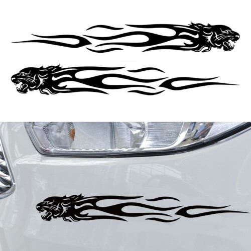Flame Totem Sticker PET Reflective Car Motorcycle Decal 2