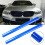 BMW E60/E65/E66 Front Trim Strips Blue V Wrap 3