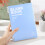 Ice Blue B5 Journal 25x17.8x1.5 cm Plastic Cover Notebook 6