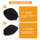 Wear-Resistant Table Tennis Paddle Storage Pouch Black 7