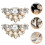 Shoe Clips Rhinestone Bride Decorations 1 Pair 6