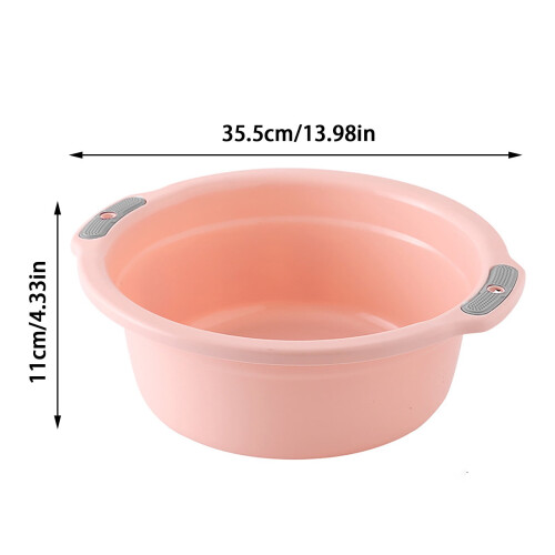 Portable Plastic Washbasin with Double Handles for Home 1