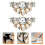 Shoe Clips Rhinestone Bride Decorations 1 Pair 3