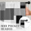 Emvency Geometric Valances Grey Black 2-Pack Adjustable Rod 5