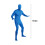 Body unisex elasticizzato in spandex con cerniera per 3