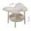 Table d'appoint papillon moderne à 2 niveaux 3