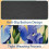 Μωβ λουλουδάτο Mouse Pad με ίριδες 21x25cm αντιολισθητικό 4