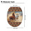 Aztec Tribal Toalettlock Dammskydd Universal Passform 5