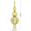 Vintage Spherical Christmas Tree Topper Plastic Gourd 2