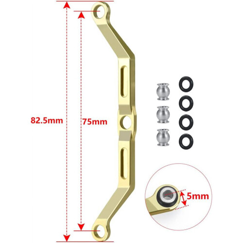 Lenkgestänge aus Messing für TRX4M1/18RC Crawler 1