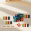 Domino Train Toy Blue with Music 100 Blocks 3
