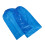 Surchaussures jetables en plastique, 100 pièces, bleues 2