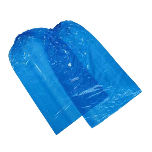 Surchaussures jetables en plastique, 100 pièces, bleues 1