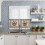 Rustic Texas Western Kitchen Curtains Set Black Buffalo 6