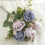 Fiori artificiali in seta per bouquet da sposa all'aperto. 6