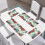 Set de 4 sets de table floraux mandala bohème 11,8 x 17,7 pouces 4