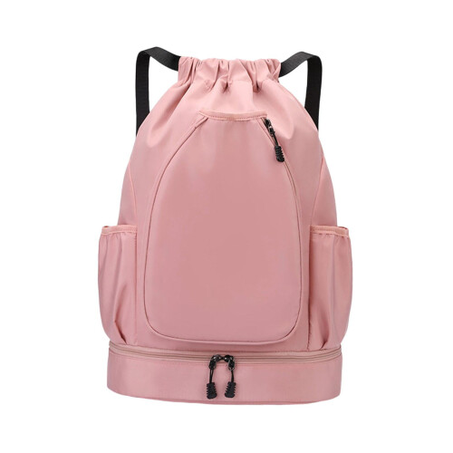 Tennis backpack pink water-resistant large capacity 1