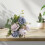 Fiori artificiali in seta per bouquet da sposa all'aperto. 3