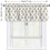 Spring Vintage Blue Floral Kitchen Valance Botanical 2