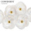 Blumenknöpfe aus Kunststoff, beige, 50 Stück 3