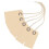 Manila Paper Tags with String 100 pcs 2 3/4" x 1 3/8" 2