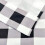 Σετ 3 κουρτινών κουζίνας Buffalo Plaid με μαύρο και άσπρο σκελετό 4