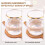 Peeking Cat Crochet Coasters Set of 4 5