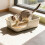 Cat Litter Tray Semi-Enclosed Extra Large Durable 5