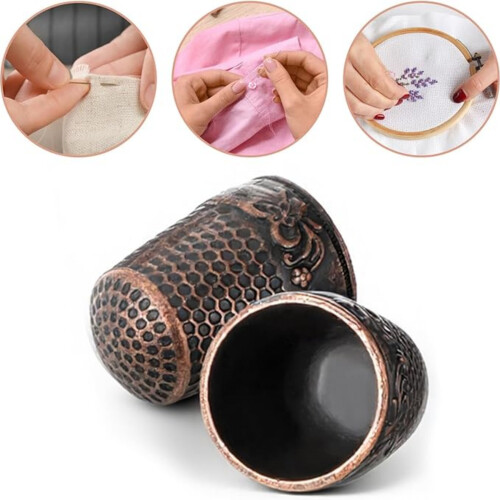 Sewing Thimbles Metal Finger Protector 20 Pcs 2