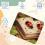 Tappetino per mouse con coccinella e libro, 21x25 cm, con base antiscivolo 3