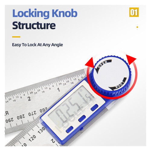 Digital Angle Meter 360 Goniometer for Carpentry and 2