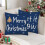 Fodere per cuscini natalizie blu navy, set da 2 (50x50 cm) 4