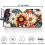 Dahlia Pattern Car Sun Shade UV Heat Blocking 1 Pack 5