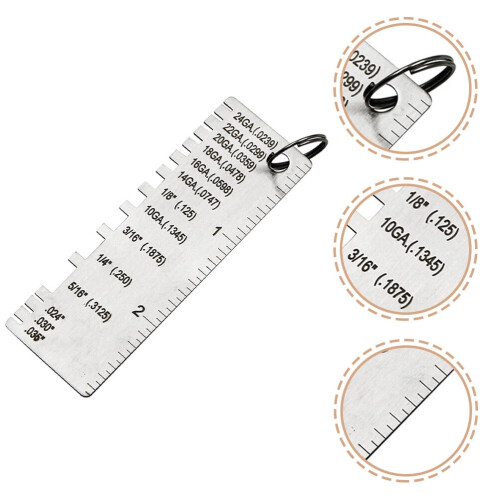 Welding Thickness Gauge Metal Sheet Tool Set 3 Pieces 2