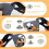 Snap Fastener Tool Kit Heavy Duty with 3 Dies 30 Sets 4