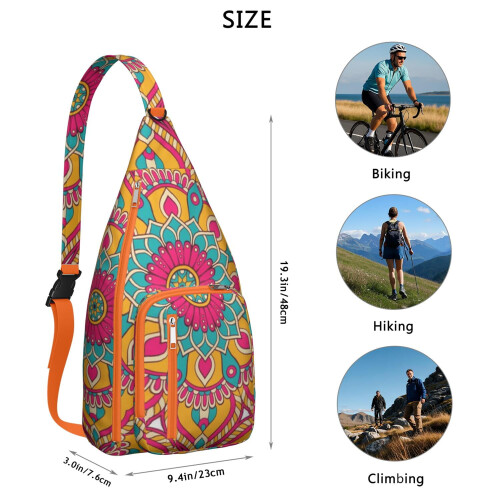 Τσάντα Mandala Sling Pack με ρυθμιζόμενο λουράκι 2