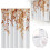 Fall Leaves Kitchen Curtains Orange Vintage Tier Set 7
