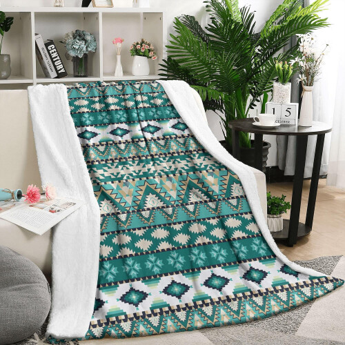 Boheemse vintage plaid Sherpa 50x60 1
