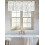 Watercolor Eucalyptus Leaf Valance Rustic Sage Green 7