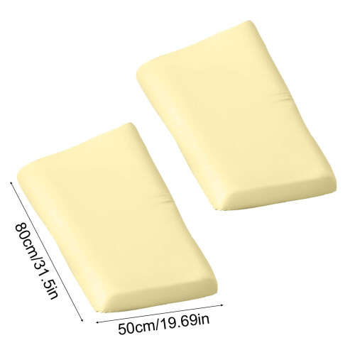 Disposable Pillow Protectors Plastic Polyester 2-Pack 2