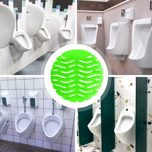 Urinal Screen Deodorizer Green 10 Pcs 1